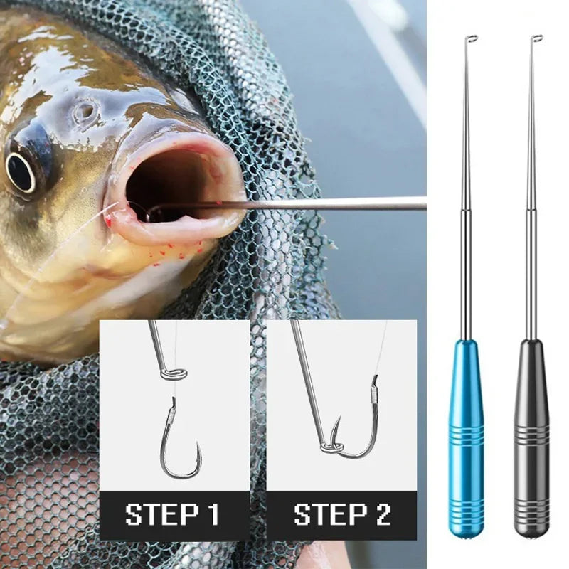 FLYSAND Stainless Steel Easy Fish Hook Remover Rapid Decoupling Device