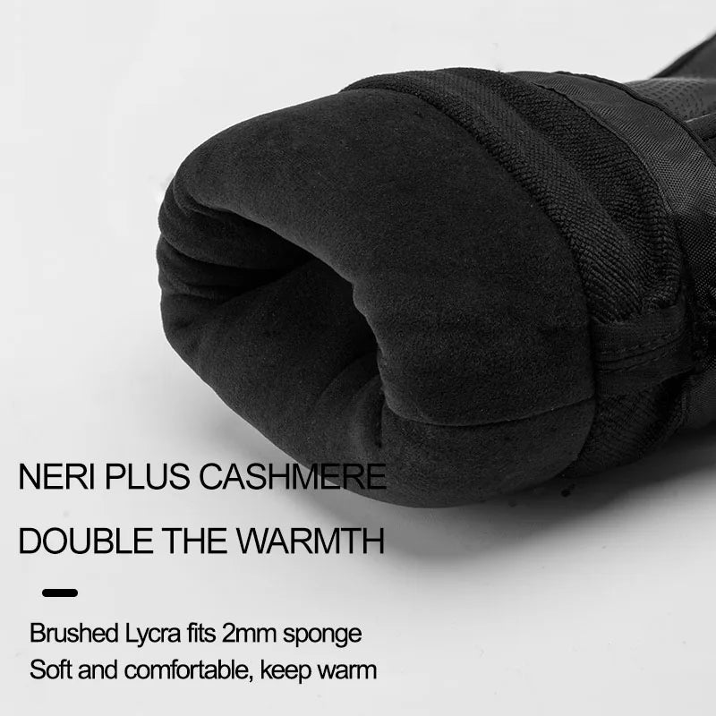 ROCKBROS Winter Gloves Waterproof Fleece Thermal Snowboard Snowmobile Gloves