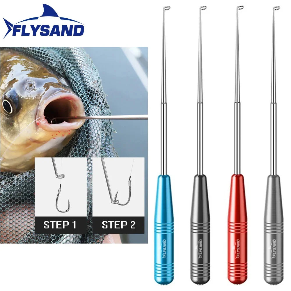 FLYSAND Stainless Steel Easy Fish Hook Remover Rapid Decoupling Device