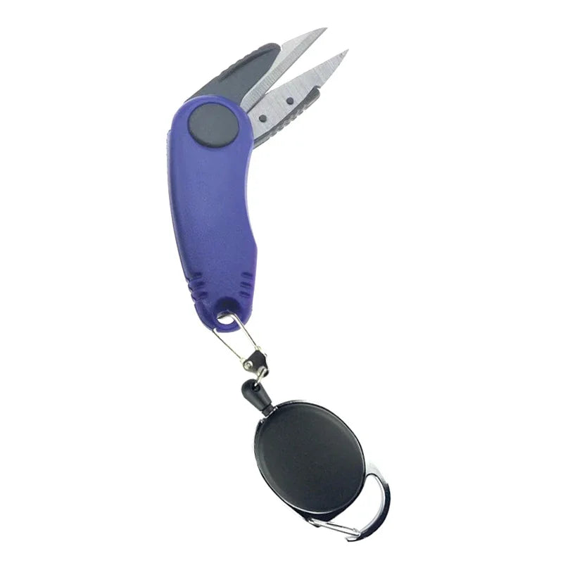 Quick Knot Tool Shrimp Shape Foldable Fishing Scissors