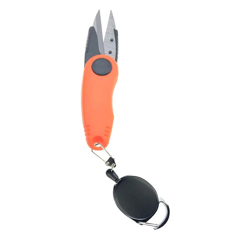 Quick Knot Tool Shrimp Shape Foldable Fishing Scissors